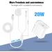 20W PD Magnetic USB C Watch Charger for iPhone & Apple Watch | 2 in 1 Portable Cord - White | Compatible with iWatch Series 8 7 6 SE 5 4 - Buy Online on GoSupps.com
