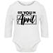Hippowarehouse See You in April Baby Vest Bodysuit (Long Sleeve) Boys Girls