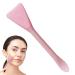 Face Brush Applicator Double Head Skincare Spatula Face Brush Reusable Clay Face Applicator Multifunctional Facial Tools Flexible Skin Care Tool for Clay Face Pink