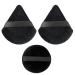 Powder Puff Powder Puff Face Triangle Velour Powder Puff 3 Pieces Setting Powder Puff Makeup Puff for Contouring Under Eyes and Corners 3pcs Triangle+Round Black