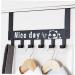 Alipis Over Door Clothes Hanger Rack Over Door Hooks Door Hanger Over Door Rack Coat Hanger Shelf Door Back medium Black - Buy Online on GoSupps.com