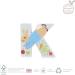 Peter Rabbit Wooden Letter K by Orange Tree Toys - Personalized Alphabet Animal for Baby Name Toy Box, Wall Decor - Nursery Decoration for Boys and Girls - Buy Online on GoSupps.com