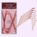 HealthAndYoga qSwipe Lite Copper Tongue Cleaners - Relief for Bad Breath and Oral Hygiene (Set of 6) Set of 6 Copper