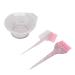 Coloring Brush Set for Hair Dyeing - 3-Piece Tinting Brushes for Home Salon - Pink Hairdresser Tools - Buy Online on GoSupps.com
