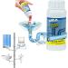 Wild Tornado Sink and Drain Cleaner Powerful Sink and Drain Cleaner Powder Quick Foaming Toilet Cleaner for Kitchen and Toilet Pipes Cleaning Tool (4pcs) - Buy Online on GoSupps.com