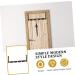FELTECHELECTR Door Hook Coat Hangers Hat Hanger Towel Rack Hanging Organizer for Coat No Punching Metal Door 50X8cm Black - Buy Online on GoSupps.com