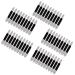 Double Ended Latex Eye Shadow Applicators - 50 Pcs Black Makeup Brushes for Flawless Application - Buy Online on GoSupps.com