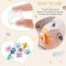10pcs Transparent Silicone Button Rings | Pacifier Chain & Holder Clip Adapter | Baby Silicone Ring for Pacifiers - Buy Online on GoSupps.com