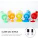  POPETPOP POPETPOP Nail Gel Nail Polish Replacement Bottle 20 Pieces Travel Glass Round Glass - Buy Online on GoSupps.com