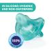 Chicco Physio Soft Pacifier 2-Pack for 0-6 Months | 100% Silicone - White/Blue - Buy Online on GoSupps.com