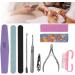 10-Piece Professional Nail Art Set | Manicure & Pedicure Tools | Nail Grinding Sponge & Buffer Files - Buy Online on GoSupps.com