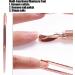 Nail Art Pusher Tweezers Convenient for You To Use Stainless Steel Nail Art Pincher for False Nails for Salon for Home for Removing Nail Polish(Rose gold) - Buy Online on GoSupps.com