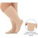 Plus Size Compression Socks for Wide Calves - Medical Knee High Support for Women & Men | 04XL Beige Graduated Compression Socks - Buy Online on GoSupps.com