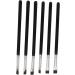 Baluue 18 Pcs Flat Eyebrow Brush Eyeliner Makeup Brush Travel Makeup Brush Eye Brush Artificial Fiber Black - Buy Online on GoSupps.com