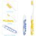 Ouligay 2Pcs Portable Travel Toothbrush Kit for Camping and Hiking - Soft Bristles, Folding & Collapsible Design - Buy Online on GoSupps.com