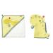 Fehn Badag towel Baby Dino - Bathing towel children Poncho made of terry & washcloth dino - washing glove with motif bundle with washcloth dino