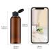 TOUREAL 100ML Bernstein Travel Bottles Set - 5 Empty Plastic Bottles with Flip Cap & Funnel for Cosmetics - International Shipping Available - Buy Online on GoSupps.com
