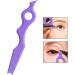 Siopob Eyebrow Pencil Stencil - Silicone Tool Applicator Eyeliner - Portable S-ilicone Eyeliner Stencils Ruler Multifunctional Eye Makeup Tool For Eyeliner Eyeshadow Lipstick Purple - Buy Online on GoSupps.com