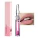 Lip Oil Tinted Plumping Lip Gloss Jelly Moisturizing Lip Oil Hydrating Lip Glow Oil Lasting Nourishing Lip Gloss Deep Repair Dry Cracked Lips Care Essence Oil Tinted Lip Oil for Woman and Girls Pink