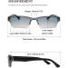 Vevesmundo Semi-Brown Plastic Rectangular Reading Glasses for Men & Women - International Shipping Available - Buy Online on GoSupps.com