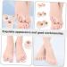 2 Pairs Toe Separator & Protector Set | Multipurpose Fiber Tool for Toe Separation, Bunion Cover & Hammer Toe | Reusable Toe Spacers | 3.6x3.5cm - Buy Online on GoSupps.com