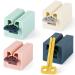 Waenerec Rolling Toothpaste Squeezer Set of 4 Standing Toothpaste Holder Bathroom Organizer Tube Squeezer Tool for Toothpaste, Lotion, Ointment