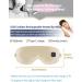 Silk Heated Eye Mask Cordless Rechargebale for Dry Eyes Warm Eye Heating Pad No Pressure Sleep Eye Mask Gift for Men - Buy Online on GoSupps.com