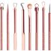 Acne Needle Stainless Steel Comedone Acne Blackhead Remover Needles Pimple Blemish Black Dots Skin Face Care Tools Clip Spoon Kit (Color : Peach) - Buy Online on GoSupps.com