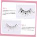minkissy 3 Pairs Fake Eyelashes False Lashes Natural Looking Eyelashes Makeup Eyelashes Colored Eyelashes Individual Lashes Colored Lash Extensions Lash Clusters Curly Imitation Extend - Buy Online on GoSupps.com