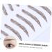 VINTORKY Authentic Eyebrows 4pcs Eyebrow Stickers Waterproof Makeup False Eyebrows Sticker Eyebrow Transfer Stickers 4d Modify - Buy Online on GoSupps.com