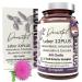Mary thistle 22 -fold liver kur capsules high dose 80% Silymarin artichokes ginger dandelion curcuma - with choline for the liver - vitamins and natural herbs