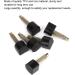 24-Piece High Heel Tips & Protectors Kit U-Type Non-Slip Replacement Shoes Repair (8-13mm) - Buy Online on GoSupps.com