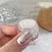 Super Glossy Mirror Effect White Pearl Chrome Nail Powder Magic White Moonlight Effect Iridescent Pigment Powder for Nails