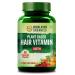Himalayan Organics Plant Based Hair Vitamin with Biotin DHT Blocker Supplement | Vitamin A C D E B3 B5 B6 B7 B9 B12 Zinc Calcium Iron | - 60 Veg Capsules
