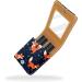 Travel Lipstick Organizer Case - Portable Makeup Bag with Mirror | Cute Abstract Fox Design U928k1swdo for International Shipping - Buy Online on GoSupps.com
