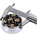 Autism Awareness Puzzle Pieces Heart Metal Pill Box - Round Mini 3-Compartment Travel Container for Small Pills - Buy Online on GoSupps.com