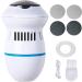 ICALODY Electric Foot Grinder Vacuum Callus Remover | Rechargeable Pedicure Tool for Cracked Skin | White Green - Buy Online on GoSupps.com