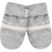 Newborn Baby No Scratch Mittens - Soft Breathable Cotton Gloves for Infants, Adjustable & Ideal for Baby Shower - Grey (0-5 Months) - Buy Online on GoSupps.com
