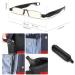 GHARAZ Foldable Mini Reading Glasses for Men & Women - Portable Presbyopia Glasses (2.0+) - Stylish Black Design - Buy Online on GoSupps.com