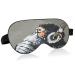 Monkey with Headphones Sleep Mask Light Blocking Eye Mask for Sleeping with Adjustable Strap Soft Lightweight Eye Cover Blindfold for Men Women Work Travel Naps Color 15