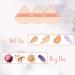 6 Pieces Triangle Powder Puff Set - Soft Velour Makeup Blenders for Flawless Foundation & Setting Powder Application - Pro Quality Beauty Tools - Buy Online on GoSupps.com