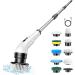 Electric Scrubber for Cleaning | Electric Spin Brush with Replaceable Cleaning Brush Heads - Electric Spin Scrubber Bathroom 10 in 1 for Bathroom Tub Tile Floor and Car - Buy Online on GoSupps.com