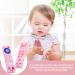 SFCCMM Baby Teething Remote Control Shape Chewing Toy | BPA Free for Toddler 3-24 Months | Baby Teeth Relief Soothe Toy - Pink - Buy Online on GoSupps.com