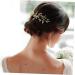 Ipetboom Bridal Hair Comb Golden Hair Jewels for Women Headwear for Women Leaf Hair Comb Womens Hair Accessories Hair Accessories for Women Hair Combs for Women Hairpin Wedding Bridesmaid - Buy Online on GoSupps.com