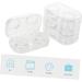 Homsfou 8-Piece Contact Lens Container Organizer - Cosmetic Lenses Storage Box & Cleaning Tool Case for Glasses - Buy Online on GoSupps.com