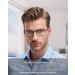 Teraise 1.5x Leopard Reading Glasses - Stylish Anti-Blue Light Computer Glasses for Men & Women - Comfortable Fashion Reading Aid with Feather Hinge - Buy Online on GoSupps.com