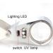 Magnifying Glasses Educational Hobby Magnifiers Jewelry Identification Magnifying Glass Hd Mini Metal Handheld Magnifying Glass with Led Lights - Buy Online on GoSupps.com