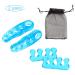 PFativant Toe Spreader Ball Protector - 2 Pairs Foot Separator for Men & Women | Blue Toe Stretcher for Comfort & Relief - Buy Online on GoSupps.com