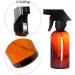 Youngever 8oz Empty Amber Plastic Spray Bottles - Refillable Container for Essential Oils, Cleaning Products - Trigger Sprayer with Mist and Stream Settings (6 Pack) - Buy Online on GoSupps.com