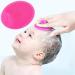 Baby Hair Brush and Comb Set for Newborns & Toddlers - Natural Soft Goat Bristles - Ideal for Cradle Cap - Rose Red | Perfect Baby Registry Gift - Buy Online on GoSupps.com